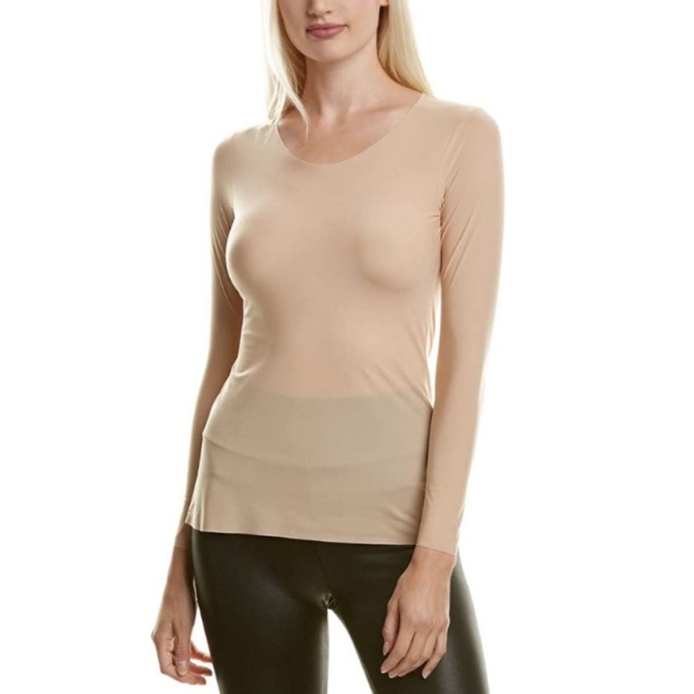 Commando Whisper Long Sleeve Crew Neck Tee Size S/M - Picture 2 of 7